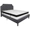 Flash Furniture Queen Platform Bed Set, Gray SL-BMF-15-GG - alternate 4